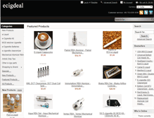 Tablet Screenshot of ecigdeal.net